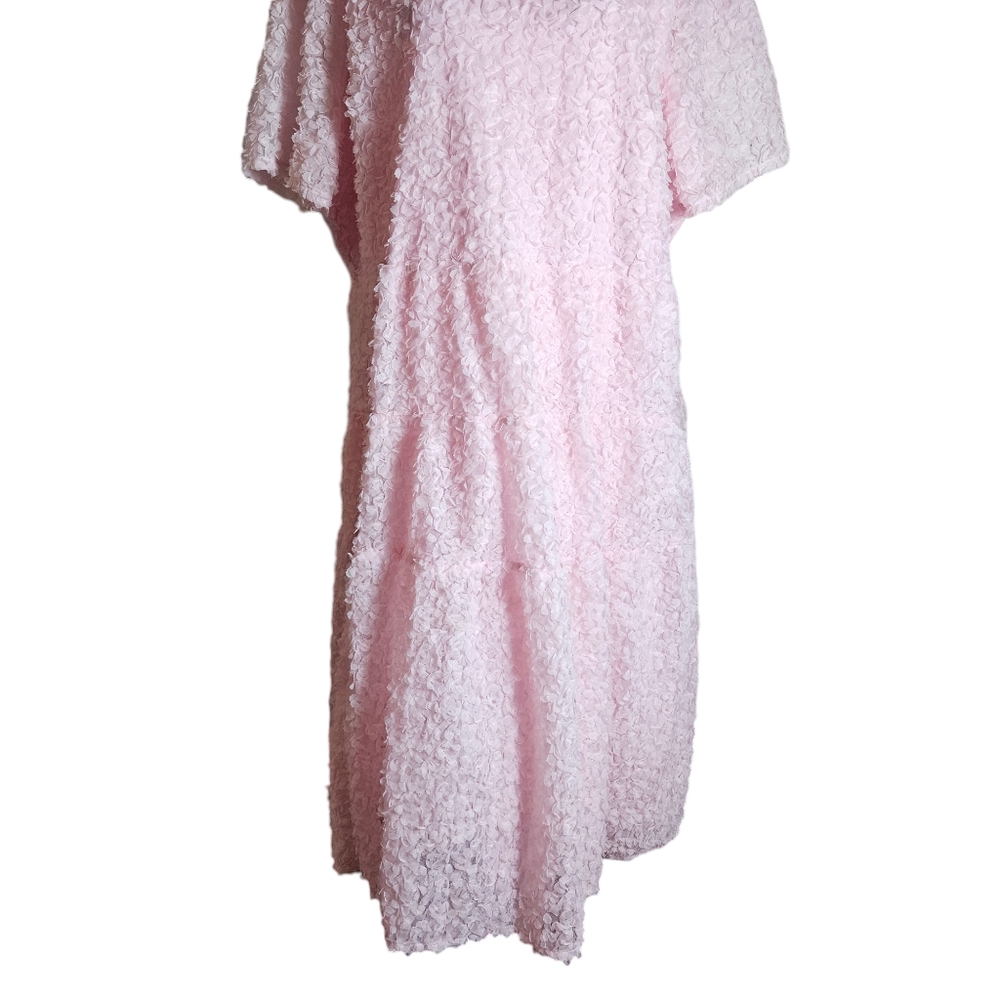 Halogen X Atlantic-Pacific Floret Pink Ballerina Midi Dress Size 3X Blair Eadie - Picture 5 of 16